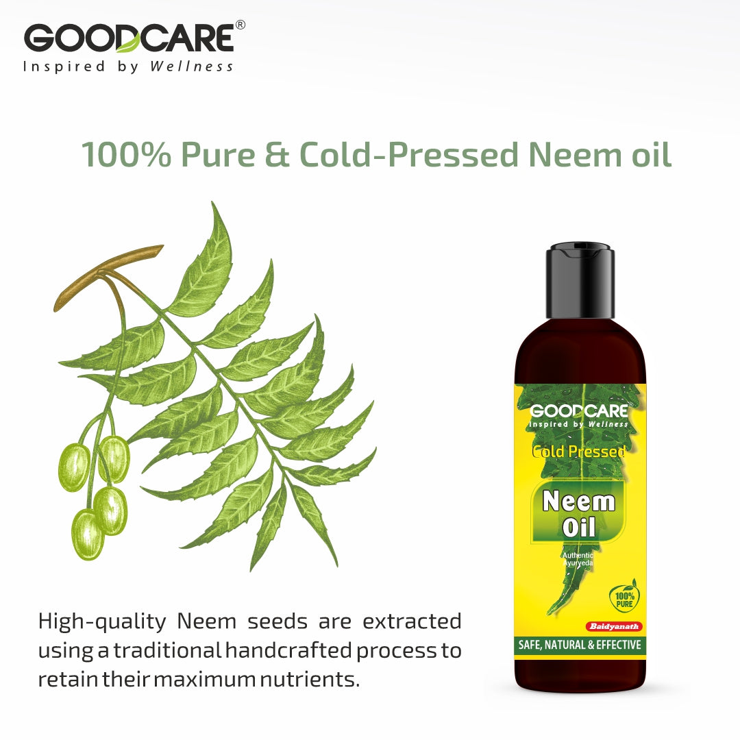 Goodcare Pure Natural Cold Pressed Neem Oil