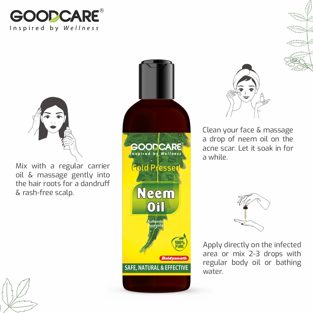 Goodcare Pure Natural Cold Pressed Neem Oil