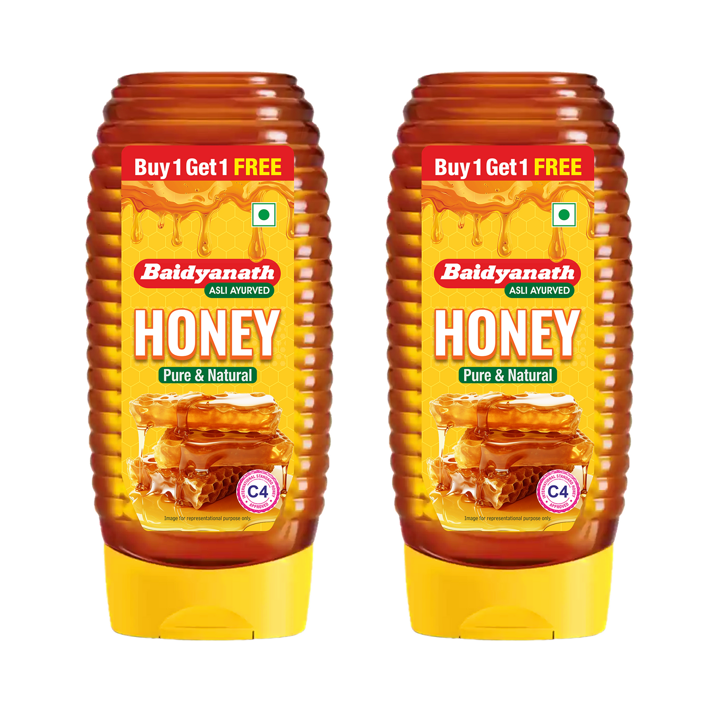 Baidyanath Squeeze Honey in Easy Squeeze Bottle for Healthy Sweetening