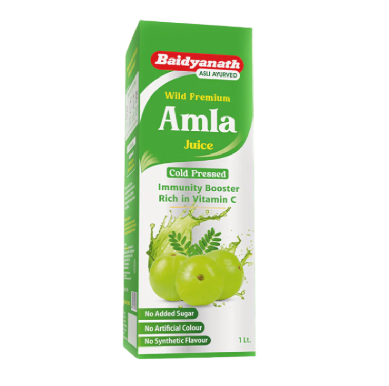 Amla Juice with Vitamin-C and Antioxidants