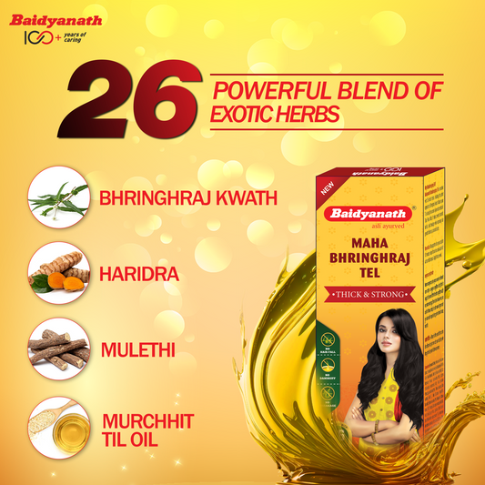 Ultimate Hair Care Duo Bhringraj Shampoo & Mahabhringraj Oil