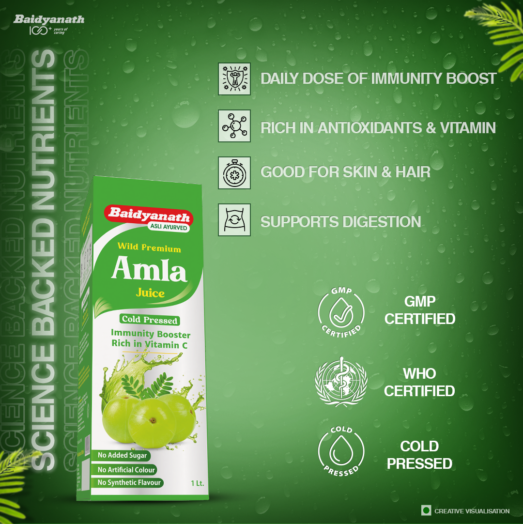 Amla Juice & Sugar Chyawan Vit(1kg) Combo For Double Strength & Immunity