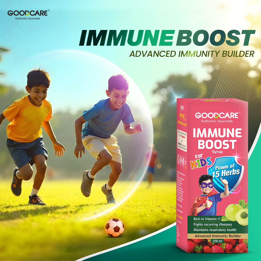 Kids Immunity Combo Of Immun Boost Syrup & Shankhapushpi Tonic