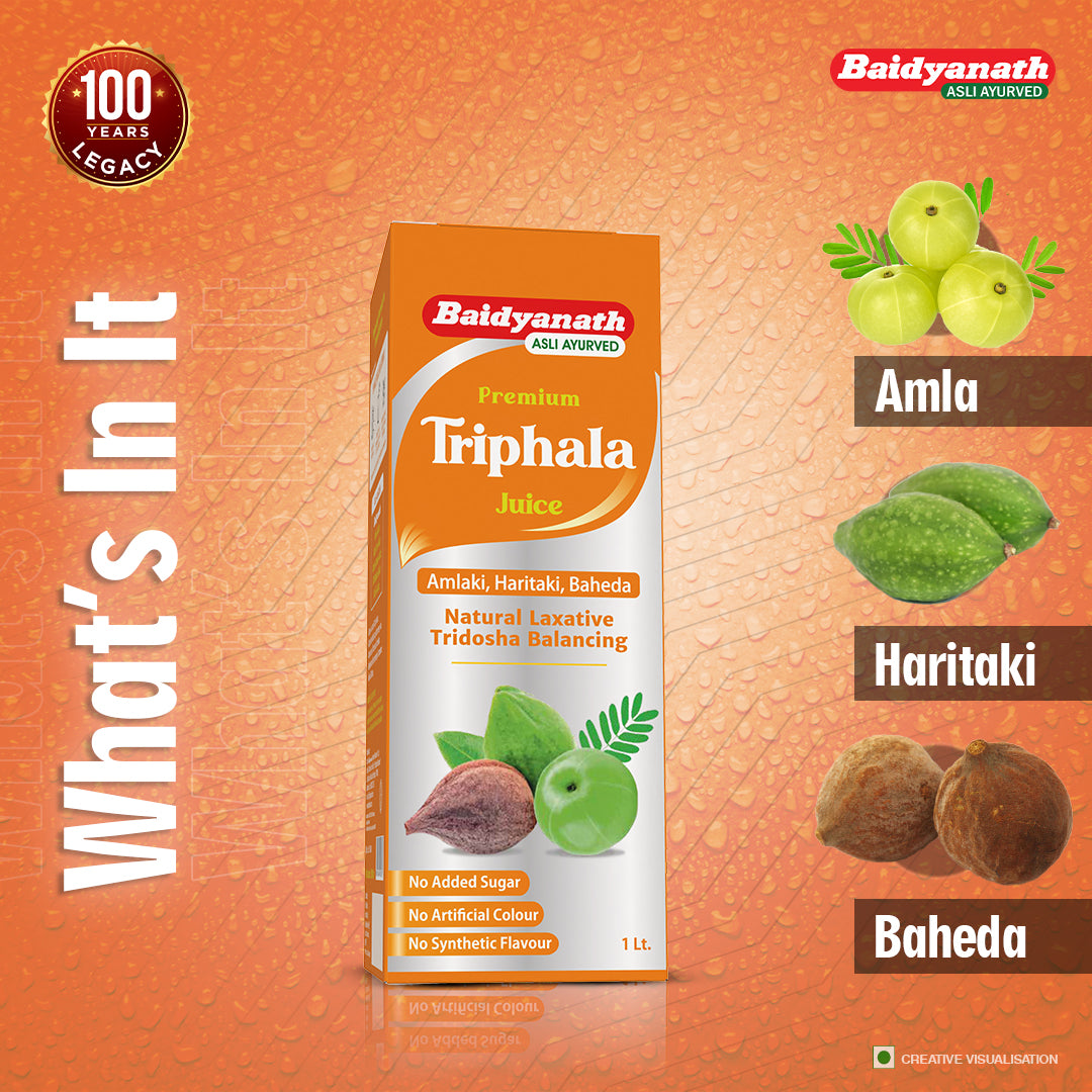 Baidyanath Premium Triphala Juice 1 Ltr