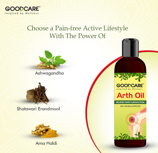 Pain Relief Arth Oil & Arth Plus Capsule Combo