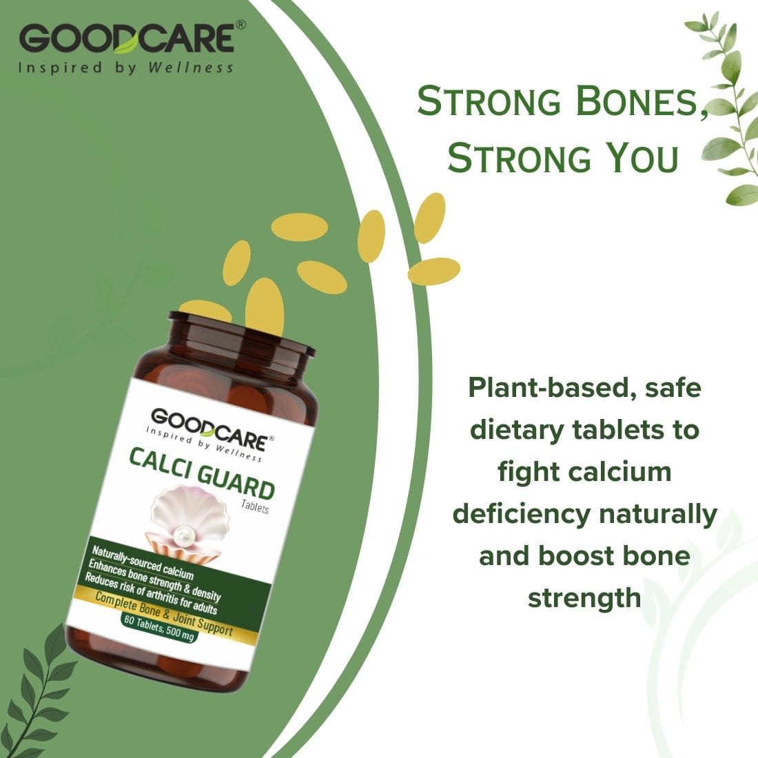 Calci Guard 60 Tablets For Bone Health