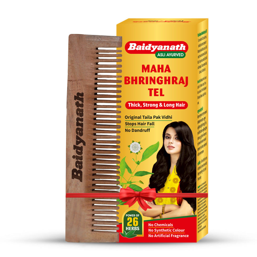 Mahabhringraj Oil (MED) - Ayurvedic Hair Oil