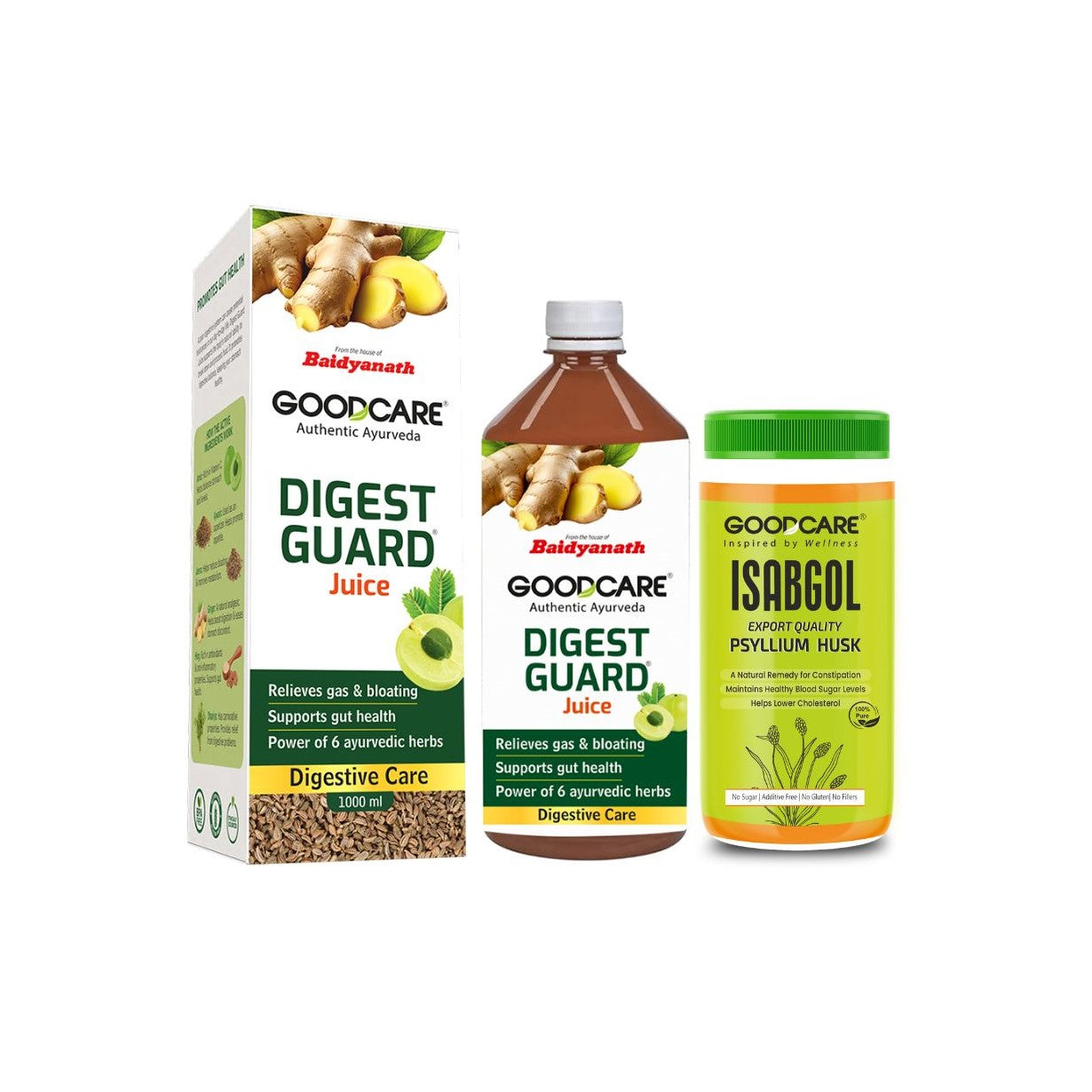 Gut Health Combo Of Digest Guard Juice & Isabgol(100 gm)