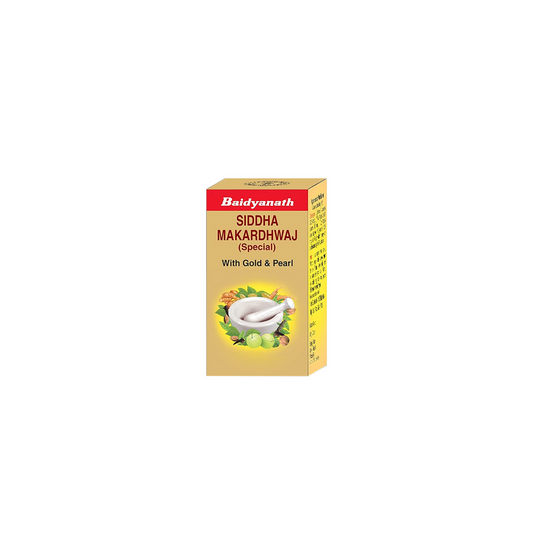 Baidyanath Siddha Makardhwaj Special with Gold & Pearl - 10 tab