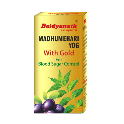 Madhumehari Yoga With Gold- Effective In Managing Blood Sugar - 30 Tablets