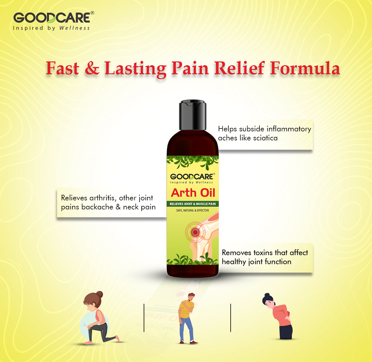 Goodcare Arth Oil | Ayurvedic Pain Relief Oil - 100ml